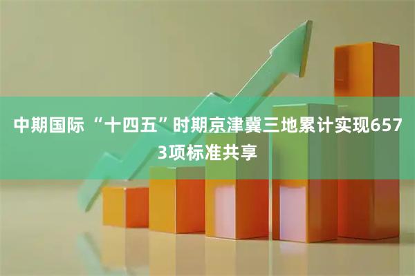 中期国际 “十四五”时期京津冀三地累计实现6573项标准共享