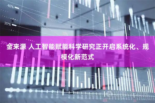 金来源 人工智能赋能科学研究正开启系统化、规模化新范式